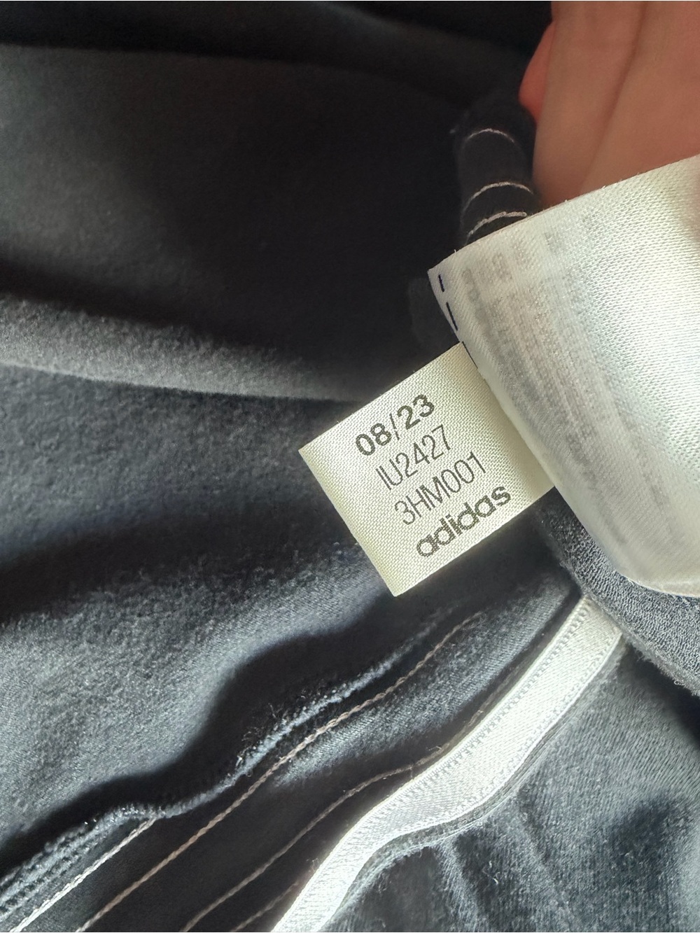 adidas Black Maxi Dress with White Side Stripes - Picture 6 of 8
